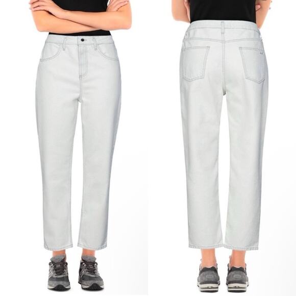 BA&SH Lady Pants Jeans Washed Out Slouchy Straight Light Wash Women’s Size 1 / S - Picture 1 of 9